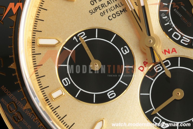 Rolex - Daytona 126518LN 40mm Gain Weight 904L Ceramic YG/RU Gold/Black TMF SH4131