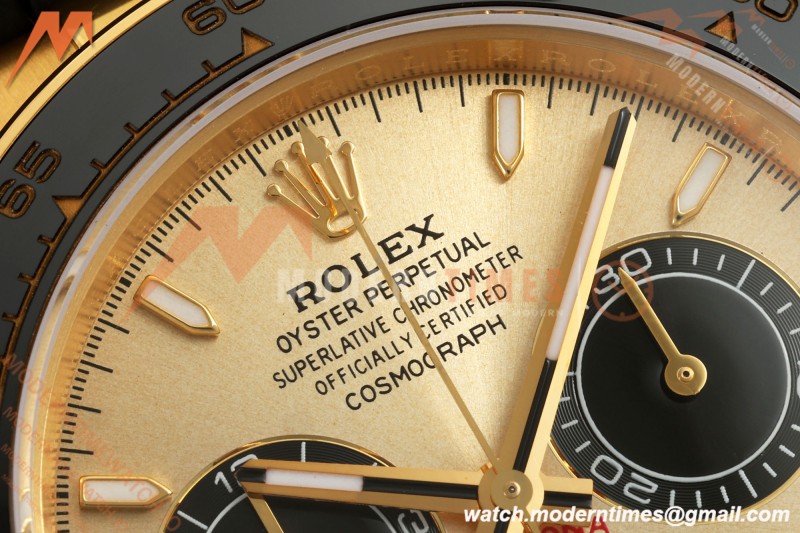 Rolex - Daytona 126518LN 40mm Gain Weight 904L Ceramic YG/RU Gold/Black TMF SH4131