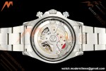 Rolex - Daytona 126500LN 40mm CER 904L SS/SS White Dial UFO UF4131 Free Sprung
