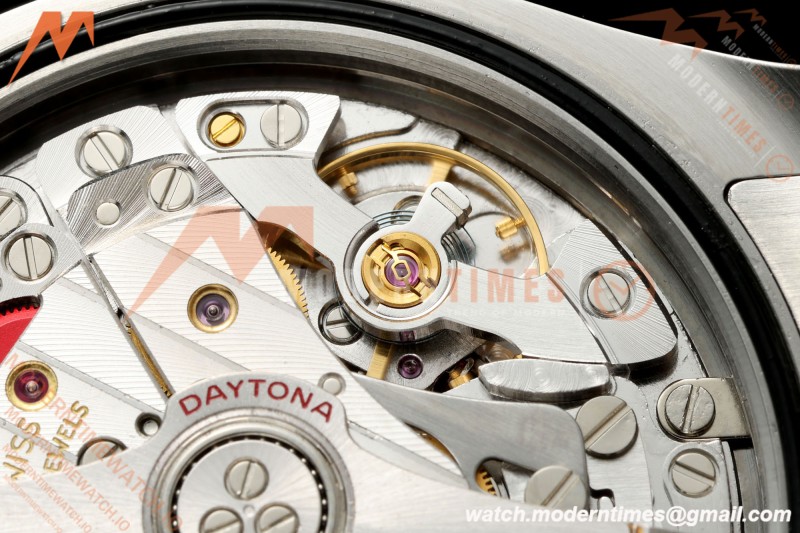 Rolex - Daytona 126500LN 40mm CER 904L SS/SS White Dial UFO UF4131 Free Sprung