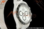 Rolex - Daytona 126500LN 40mm CER 904L SS/SS White Dial UFO UF4131 Free Sprung