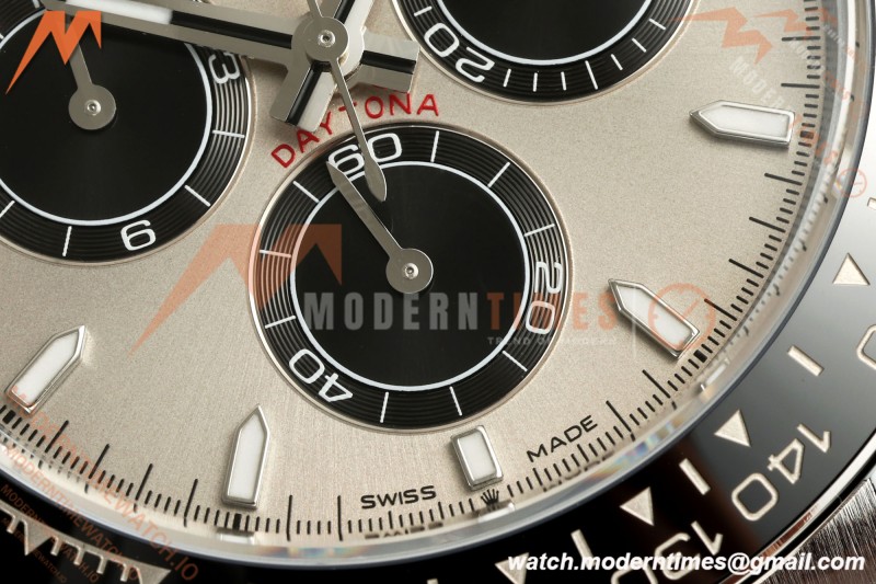 Rolex - Daytona 126519LN 40mm Gain Weight CER/WG/RU Gry/Blk/Stk ARF DD4131 | 롤렉스 - 데이토나 126519LN 40mm 게인 웨이트 CER/WG/RU 그레이/블랙/스틸 ARF DD4131