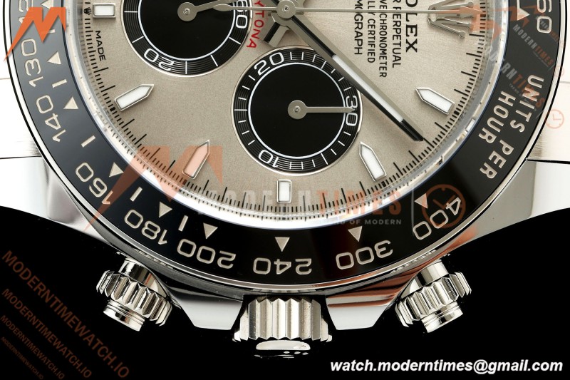Rolex - Daytona 126519LN 40mm Gain Weight CER/WG/RU Gry/Blk/Stk ARF DD4131 | 롤렉스 - 데이토나 126519LN 40mm 게인 웨이트 CER/WG/RU 그레이/블랙/스틸 ARF DD4131