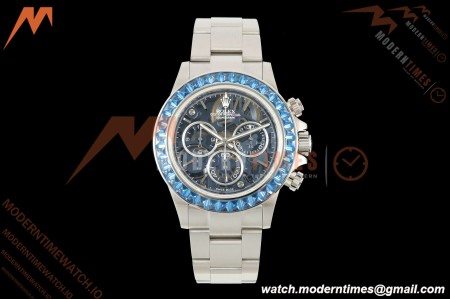 Rolex - Daytona 40mm Artisans De Genève Arolla Glacier SS/SS Blue Crystal Skeleton Dial Sonic DD4802