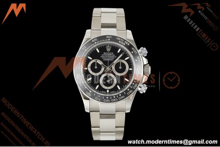 Rolex - Daytona 126500LN 40mm CER 904L SS/SS Black Dial UFO UF4131 Free Sprung | 롤렉스 - 데이토나 126500LN 40mm CER 904L SS/SS 블랙 다이얼 UFO UF4131 프리 스프링