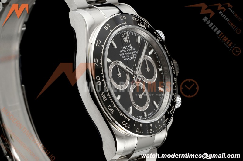 Rolex - Daytona 126500LN 40mm CER 904L SS/SS Black Dial UFO UF4131 Free Sprung | 롤렉스 - 데이토나 126500LN 40mm CER 904L SS/SS 블랙 다이얼 UFO UF4131 프리 스프링