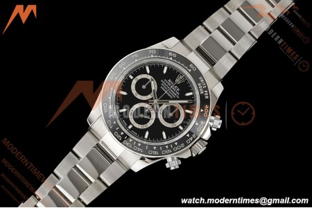 Rolex - Daytona 126500LN 40mm CER 904L SS/SS Black Dial UFO UF4131 Free Sprung | 롤렉스 - 데이토나 126500LN 40mm CER 904L SS/SS 블랙 다이얼 UFO UF4131 프리 스프링