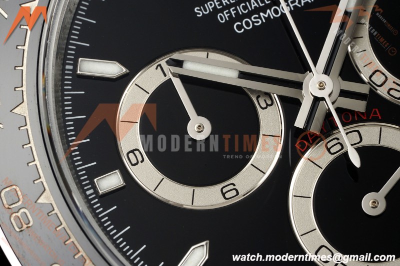 Rolex - Daytona 126500LN 40mm CER 904L SS/SS Black Dial UFO UF4131 Free Sprung | 롤렉스 - 데이토나 126500LN 40mm CER 904L SS/SS 블랙 다이얼 UFO UF4131 프리 스프링