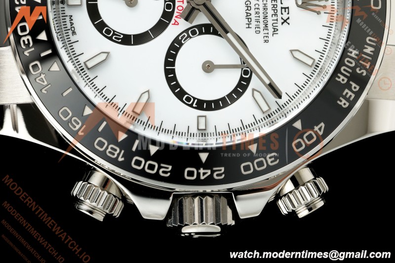 Rolex - Daytona 126500LN 40mm CER 904L SS/SS White Clean Plus DD4131