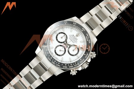 Rolex - Daytona 126500LN 40mm CER 904L SS/SS White Clean Plus DD4131 | 롤렉스 - 데이토나 126500LN 40mm CER 904L SS/SS 화이트 클린 플러스 DD4131