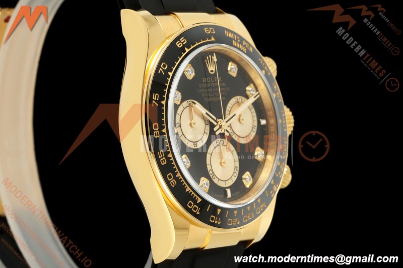 Rolex - Daytona 126518LN 40mm Gain Weight CER/YG/RU Blk/Gold/Dia ARF DD4131