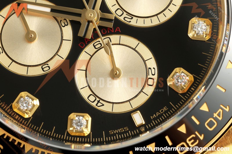 Rolex - Daytona 126518LN 40mm Gain Weight CER/YG/RU Blk/Gold/Dia ARF DD4131