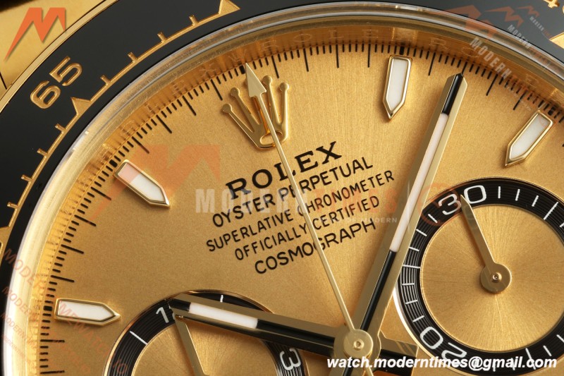 Rolex - Daytona 126518LN 40mm Gain Weight CER/YG/RU Gold/Gold/Stk ARF DD4131 | 롤렉스 - 데이토나 126518LN 40mm 게인 웨이트 CER/YG/RU 골드/골드/Stk ARF DD4131