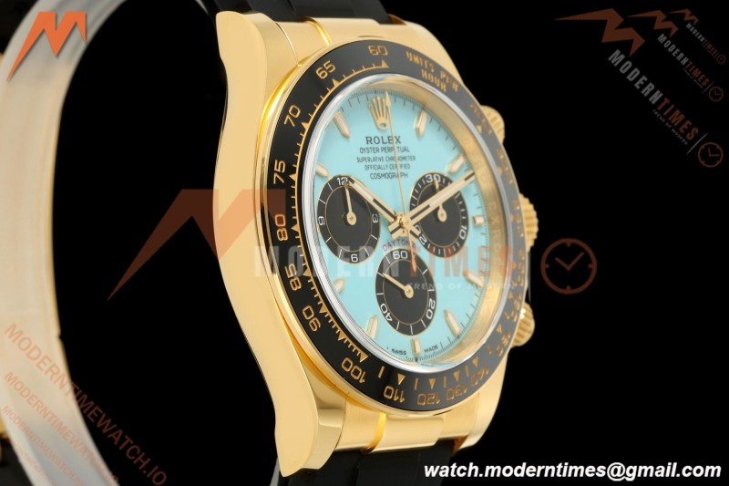 Daytona 126518LN 40mm Gain Weight CER/YG/RU Blu/Blk/Stk Turquoise Dial ARF DD4131
