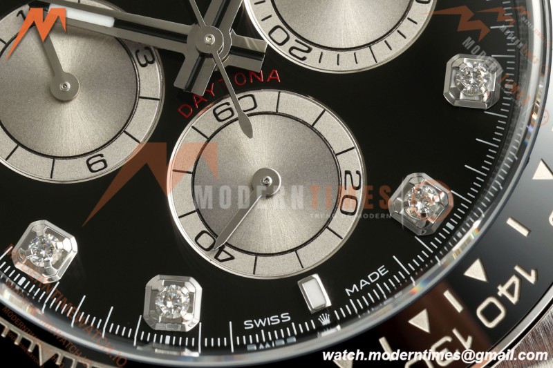 Rolex - Daytona 126519LN 40mm Gain Weight CER/WG/RU Blk/Silv/Dia ARF DD4131