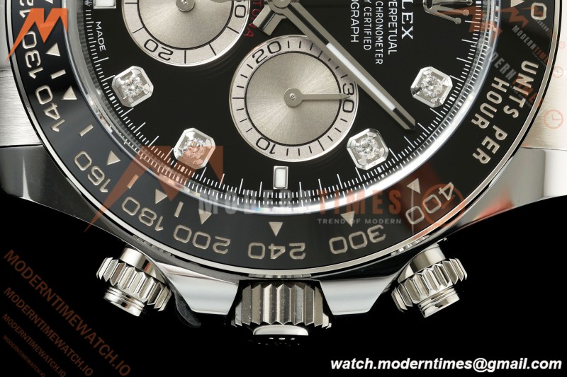 Rolex - Daytona 126519LN 40mm Gain Weight CER/WG/RU Blk/Silv/Dia ARF DD4131