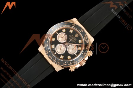 Rolex - Daytona 126515LN 40mm Gain Weight CER/RG/RU Blk/Gold/Dia ARF DD4131