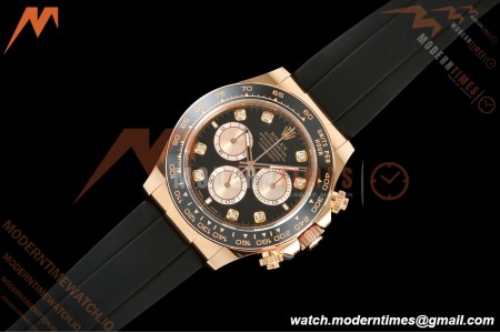 Rolex - Daytona 126515LN 40mm Gain Weight CER/RG/RU Blk/Gold/Dia ARF DD4131 | 롤렉스 - 데이토나 126515LN 40mm 게인 웨이트 CER/RG/RU 블랙/골드/직경 ARF DD4131