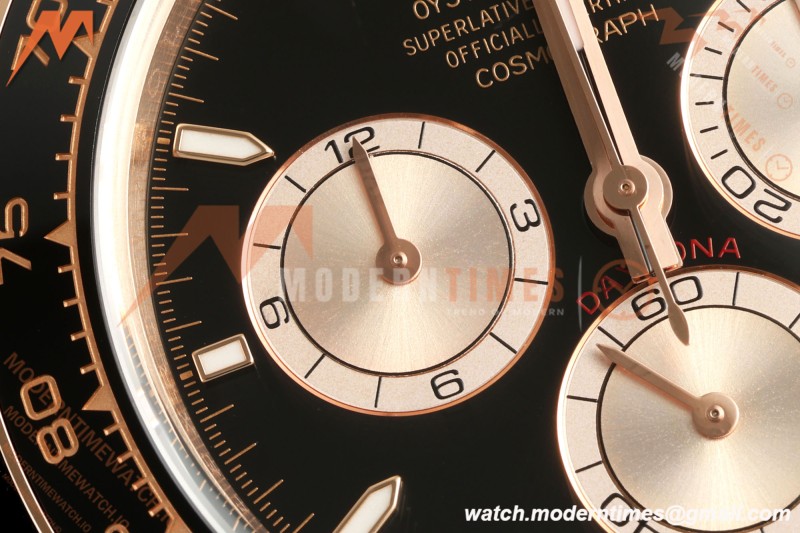 Rolex - Daytona 126515LN 40mm Gain Weight CER/RG/RU Blk/Gold/Stk ARF DD4131