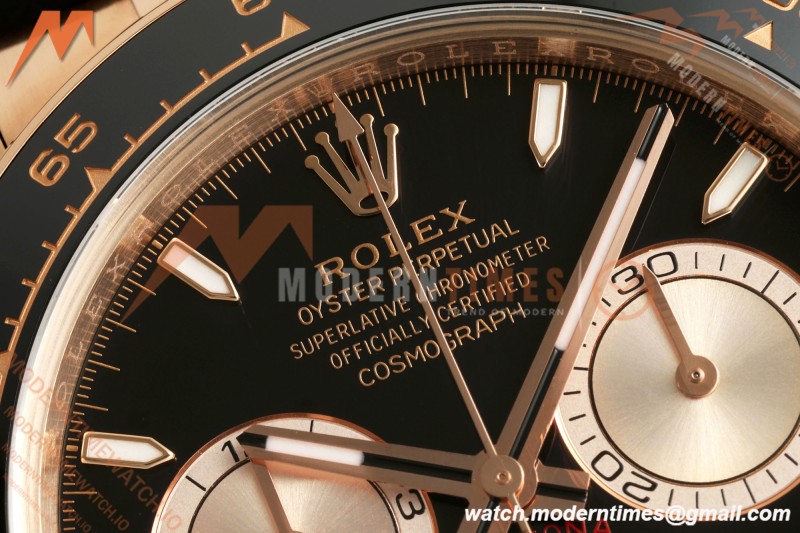 Rolex - Daytona 126515LN 40mm Gain Weight CER/RG/RU Blk/Gold/Stk ARF DD4131