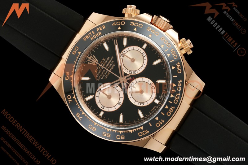 Rolex - Daytona 126515LN 40mm Gain Weight CER/RG/RU Blk/Gold/Stk ARF DD4131