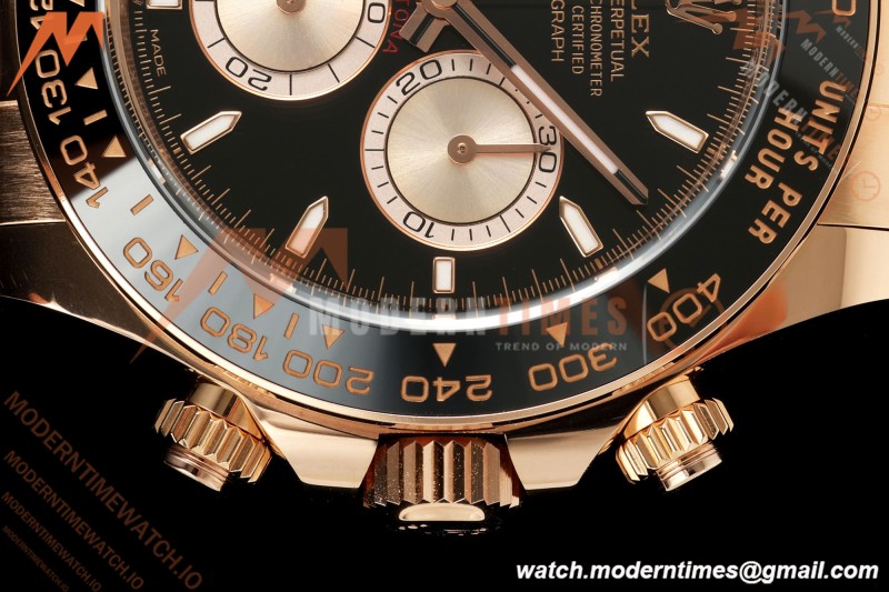 Rolex - Daytona 126515LN 40mm Gain Weight CER/RG/RU Blk/Gold/Stk ARF DD4131