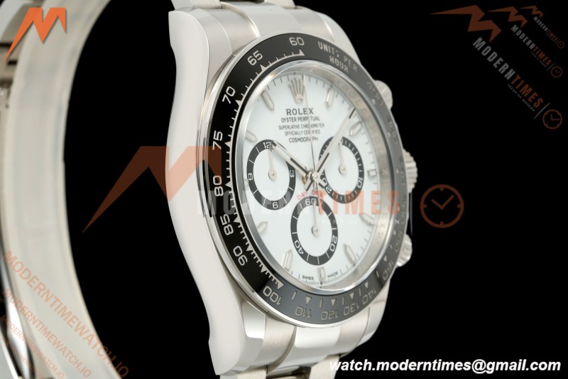 Rolex - Daytona 126500LN 40mm CER 904L SS/SS White ARF DD4131 | 롤렉스 - 데이토나 126500LN 40mm CER 904L SS/SS 화이트 ARF DD4131