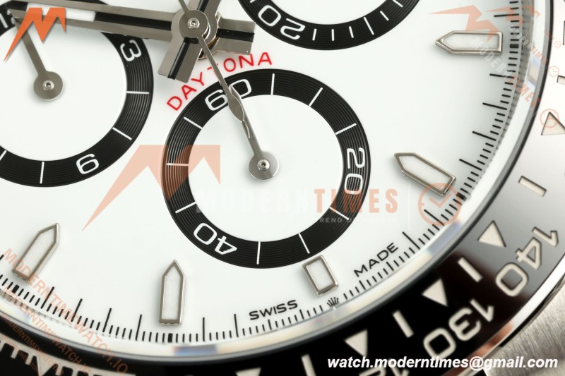 Rolex - Daytona 126500LN 40mm CER 904L SS/SS White ARF DD4131 | 롤렉스 - 데이토나 126500LN 40mm CER 904L SS/SS 화이트 ARF DD4131