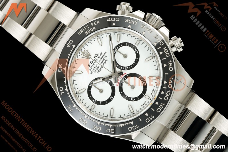Rolex - Daytona 126500LN 40mm CER 904L SS/SS White ARF DD4131 | 롤렉스 - 데이토나 126500LN 40mm CER 904L SS/SS 화이트 ARF DD4131