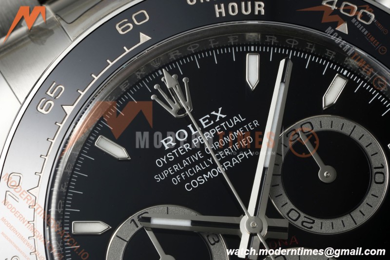 Rolex - Daytona 126500LN 40mm CER 904L SS/SS Black ARF DD4131