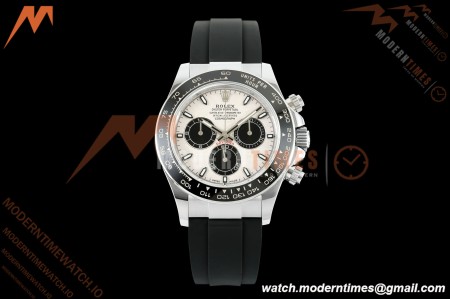 Rolex - Daytona 126519LN 40mm Gain Weight CER/WG/RU Grey/Blk/Stk Meteorite Dial UFO UF4131 Free Sprung | 롤렉스 - 데이토나 126519LN 40mm 게인 웨이트 CER/WG/RU 그레이/블랙/스틸 운석 다이얼 UFO UF4131 프리 스프링