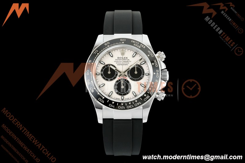 Rolex - Daytona 126519LN 40mm Gain Weight CER/WG/RU Grey/Blk/Stk Meteorite Dial UFO UF4131 Free Sprung | 롤렉스 - 데이토나 126519LN 40mm 게인 웨이트 CER/WG/RU 그레이/블랙/스틸 운석 다이얼 UFO UF4131 프리 스프링