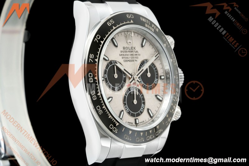 Rolex - Daytona 126519LN 40mm Gain Weight CER/WG/RU Grey/Blk/Stk Meteorite Dial UFO UF4131 Free Sprung | 롤렉스 - 데이토나 126519LN 40mm 게인 웨이트 CER/WG/RU 그레이/블랙/스틸 운석 다이얼 UFO UF4131 프리 스프링