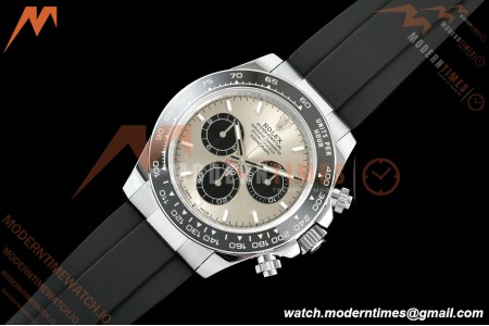 Rolex - Daytona 126519LN 40mm Gain Weight CER/WG/RU Grey/Blk/Stk Grey Dial UFO UF4131 Free Sprung | 롤렉스 - 데이토나 126519LN 40mm 게인 웨이트 CER/WG/RU 그레이/블랙/스틸 그레이 다이얼 UFO UF4131 프리 스프링