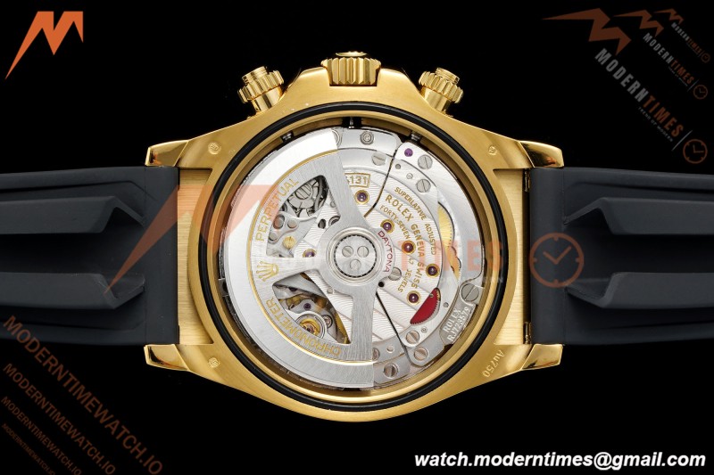 Rolex - Daytona 126518LN 40mm Gain Weight 904L Ceramic YG/RU Gold/Black UFO UF4131 Free Sprung | 롤렉스 - 데이토나 126518LN 40mm 게인 웨이트 904L 세라믹 YG/RU 골드/블랙 UFO UF4131 프리 스프링