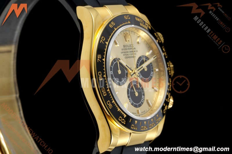 Rolex - Daytona 126518LN 40mm Gain Weight 904L Ceramic YG/RU Gold/Black UFO UF4131 Free Sprung | 롤렉스 - 데이토나 126518LN 40mm 게인 웨이트 904L 세라믹 YG/RU 골드/블랙 UFO UF4131 프리 스프링