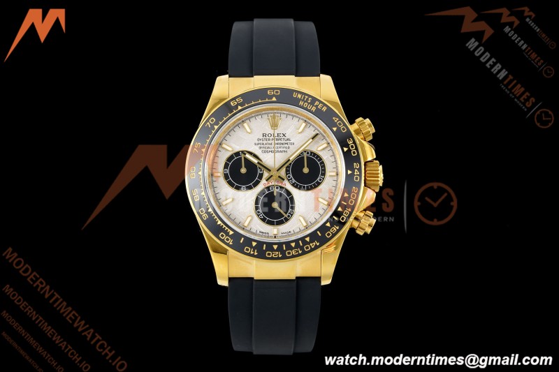 Rolex - Daytona 126518LN 40mm Gain Weight 904L CER/YG/RU GREY/BLK Meteorite Dial UFO UF4131 Free Sprung