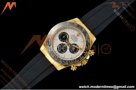 Rolex - Daytona 126518LN 40mm Gain Weight 904L CER/YG/RU GREY/BLK Meteorite Dial UFO UF4131 Free Sprung | 롤렉스 - 데이토나 126518LN 40mm 게인 웨이트 904L CER/YG/RU 그레이/블랙 운석 다이얼 UFO UF4131 프리 스프링