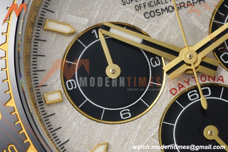 Rolex - Daytona 126518LN 40mm Gain Weight 904L CER/YG/RU GREY/BLK Meteorite Dial UFO UF4131 Free Sprung