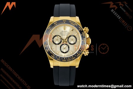 Rolex - Daytona 126518LN 40mm Gain Weight CER/YG/RU Gold Dial UFO UF4131 Free Sprung