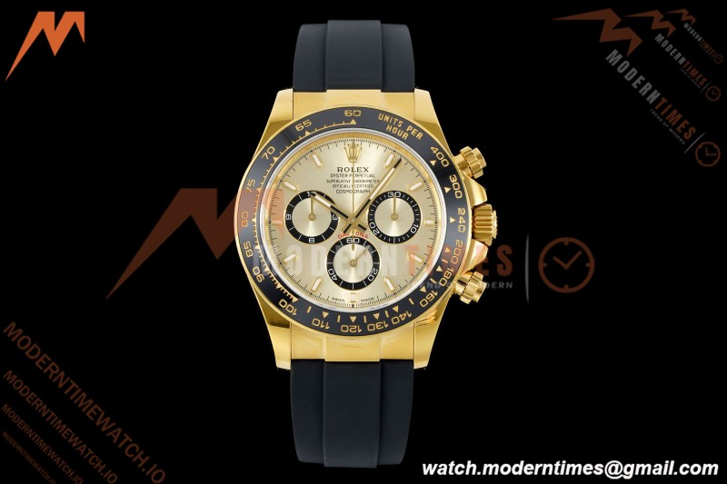Rolex - Daytona 126518LN 40mm Gain Weight CER/YG/RU Gold Dial UFO UF4131 Free Sprung