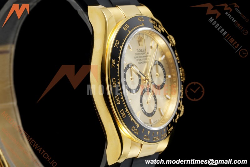 Rolex - Daytona 126518LN 40mm Gain Weight CER/YG/RU Gold Dial UFO UF4131 Free Sprung