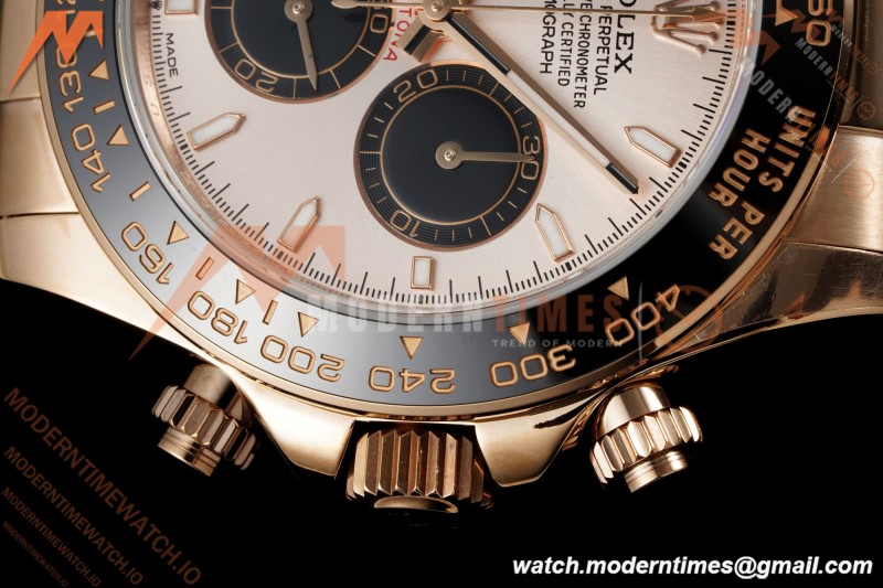 Rolex - Daytona 126515LN 40mm Gain Weight CER/RG/RU CHAMP/BLK/STK UFO UF4131 Free Sprung