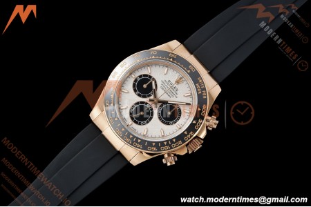 Rolex - Daytona 126515LN 40mm Gain Weight CER/RG/RU GREY/BLK Meteorite Dial UFO UF4131 Free Sprung | 롤렉스 데이토나 126515LN 40mm 게인 웨이트 CER/RG/RU 그레이/블랙 운석 다이얼 UFO UF4131 프리 스프링