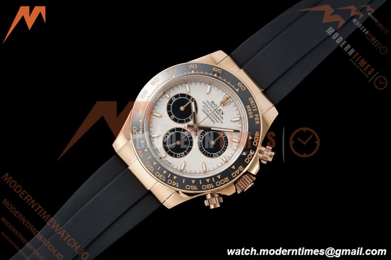 Rolex - Daytona 126515LN 40mm Gain Weight CER/RG/RU GREY/BLK Meteorite Dial UFO UF4131 Free Sprung