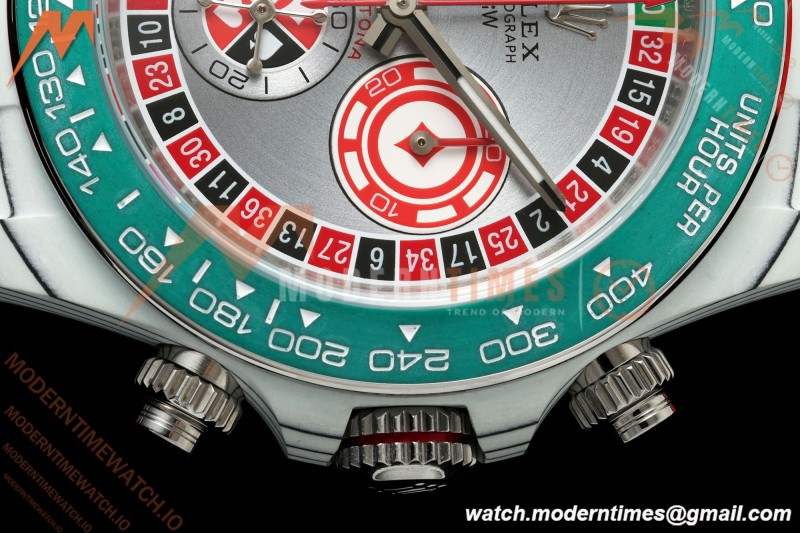 Rolex - Daytona 40mm DiW Lucky Player QF White Carbon Fiber FC/NY Grey Dial DIWF DD4801