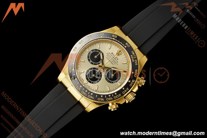 Rolex - Daytona 126518LN 40mm Gain Weight 904L Ceramic YG/RU Gold/Black Clean Plus DD4131 | 롤렉스 데이토나 126518LN 40mm 그레인 웨이트 904L 세라믹 옐로우 골드/루이비 골드/블랙 클린 플러스 DD4131