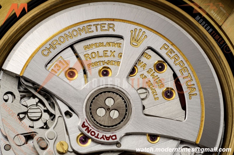 Rolex - Daytona 126518LN 40mm Gain Weight 904L Ceramic YG/RU Gold/Black Clean Plus DD4131 | 롤렉스 데이토나 126518LN 40mm 그레인 웨이트 904L 세라믹 옐로우 골드/루이비 골드/블랙 클린 플러스 DD4131