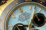 Rolex - Daytona 126518LN 40mm Gain Weight 904L Ceramic YG/RU Turquoise Dial Clean Plus DD4131