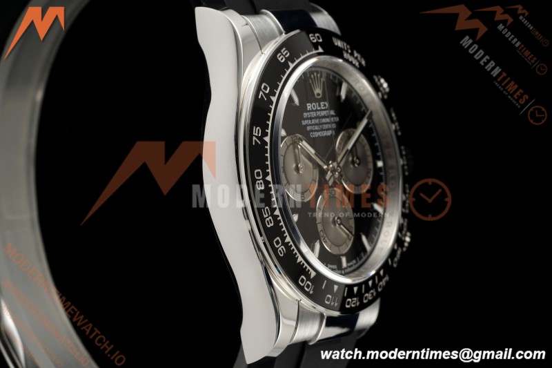 Rolex - Daytona 126519LN 40mm Gain Weight CER/SS/RU BLK/GRY/STK Clean Plus DD4131 | 롤렉스 데이토나 126519LN 40mm, 무게 증가 버전, 세라믹/스테인리스 스틸/러버 소재, 블랙/그레이 다이얼, 스틸 브레이슬릿, 클린 팩토리 제작, DD4131 무브먼트 탑재